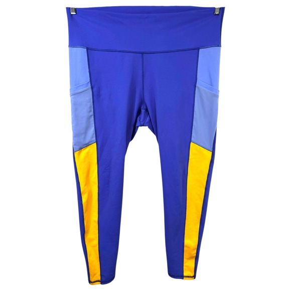 Fabletics Plus Size 3X Leggings Power Hold High Waisted Side‎ Pockets 323 - Picture 2 of 8